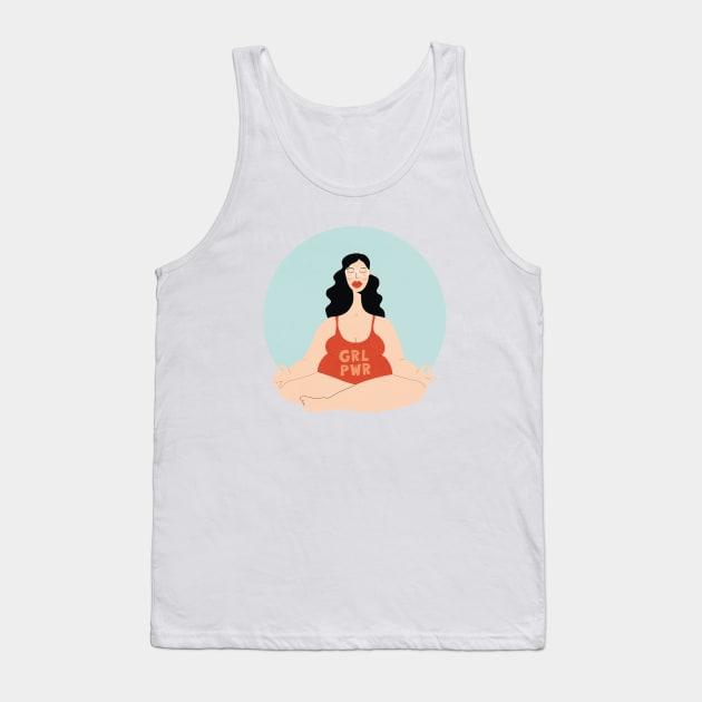 Girl Power Tank Top by damppstudio